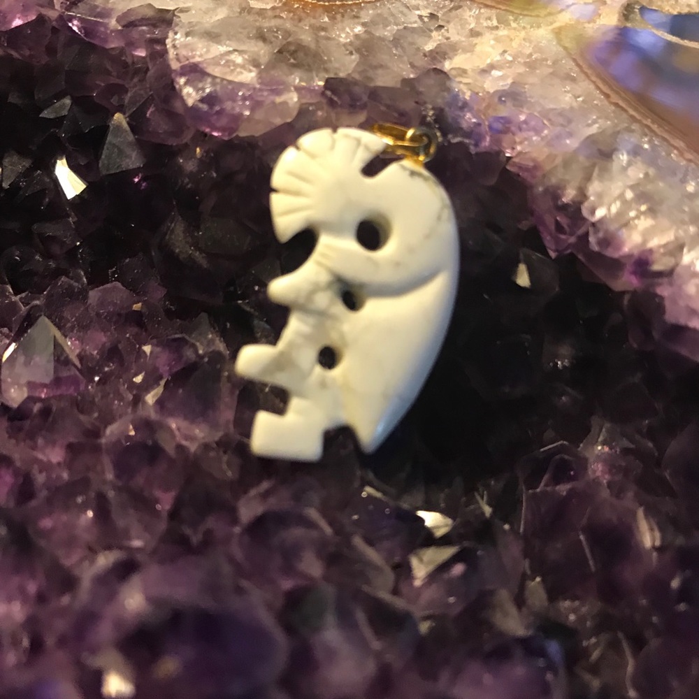 New- Kokopelli Stone Pendant